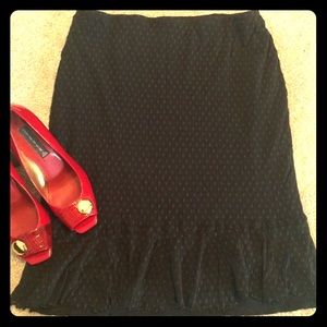 Express Swiss Dot Skirt